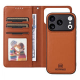 Betopnice iPhone 17 Pro Fodral med Löstagbart Skal 005 Brun
