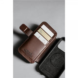Nomad iPhone 17 Pro Fodral Modern Leather Folio Horween Rustic Brown