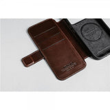 Nomad iPhone 17 Pro Fodral Modern Leather Folio Horween Rustic Brown