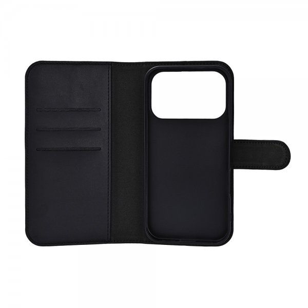 Deltaco iPhone 17 Pro Fodral Plånbok Svart