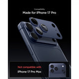 Spigen iPhone 17 Pro Kameraskydd Glas.tR EZ Fit Optik Pro XL Blå