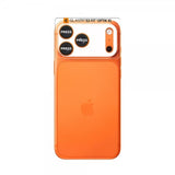 Spigen iPhone 17 Pro Kameraskydd Glas.tR EZ Fit Optik Pro XL Orange