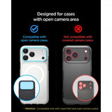 Spigen iPhone 17 Pro Kameraskydd Glas.tR EZ Fit Optik Pro XL Silver