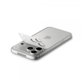 Spigen iPhone 17 Pro Kameraskydd Glas.tR EZ Fit Optik Pro XL Silver