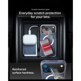 Spigen iPhone 17 Pro Kameraskydd Glas.tR EZ Fit Optik Pro XL Svart