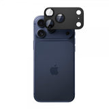 Spigen iPhone 17 Pro Kameraskydd Glas.tR EZ Fit Optik Pro XL Svart