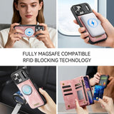 CaseMe iPhone 17 Pro Max Fodral 008 Series Löstagbart Skal Rosa