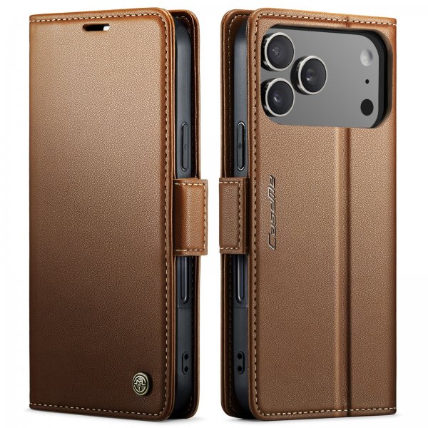 CaseMe iPhone 17 Pro Max Fodral 023 Series Brun