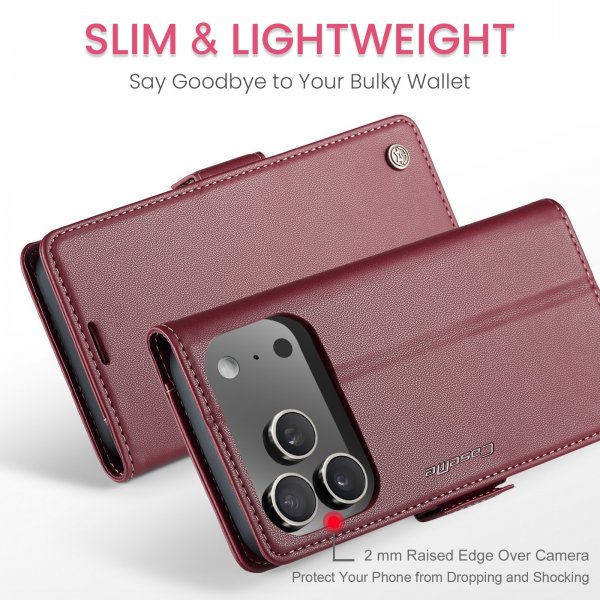 CaseMe iPhone 17 Pro Max Fodral 023 Series Röd