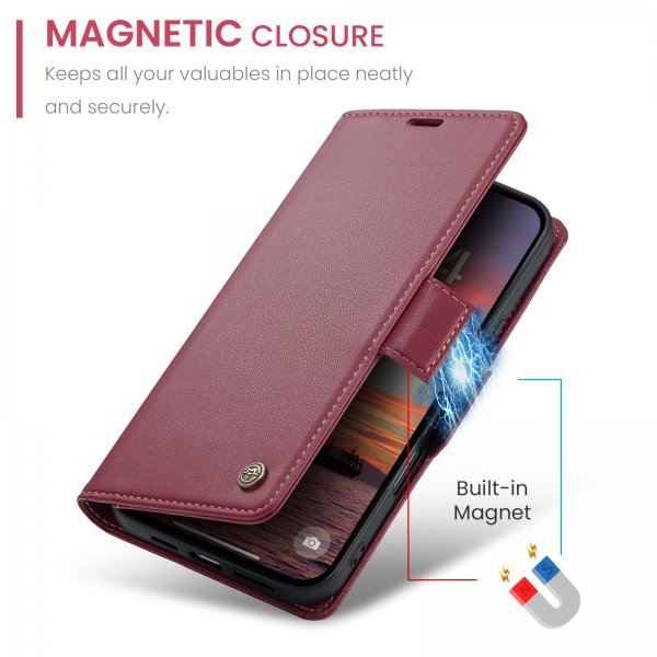 CaseMe iPhone 17 Pro Max Fodral 023 Series Röd