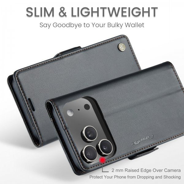 CaseMe iPhone 17 Pro Max Fodral 023 Series Svart
