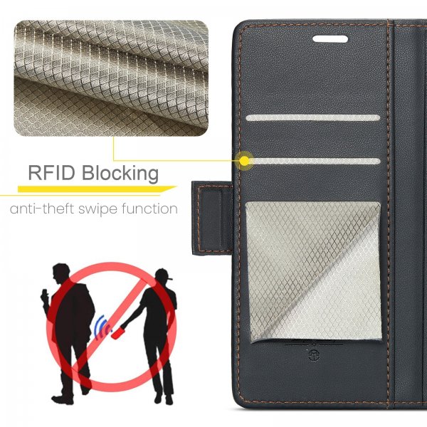 CaseMe iPhone 17 Pro Max Fodral 023 Series Svart