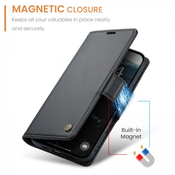 CaseMe iPhone 17 Pro Max Fodral 023 Series Svart