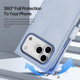 Dux Ducis iPhone 17 Pro Max Fodral 2-i-1 Lawa Series MagSafe Blå