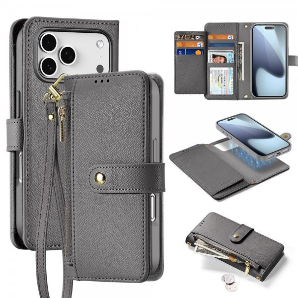 Dux Ducis iPhone 17 Pro Max Fodral 2-i-1 Lawa Series MagSafe Grå