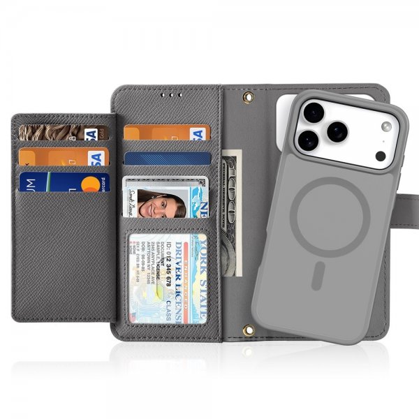 Dux Ducis iPhone 17 Pro Max Fodral 2-i-1 Lawa Series MagSafe Grå