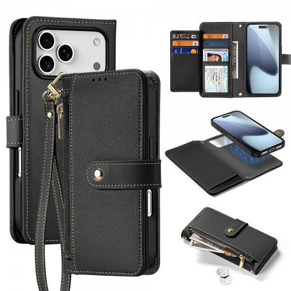 Dux Ducis iPhone 17 Pro Max Fodral 2-i-1 Lawa Series MagSafe Svart