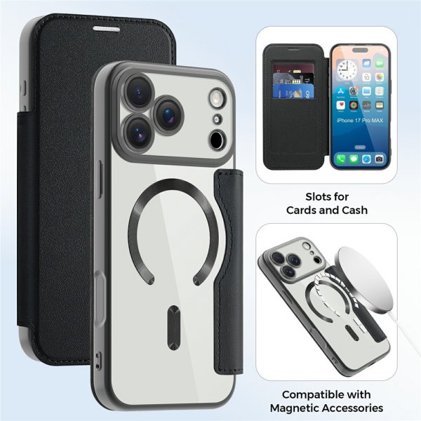 iPhone 17 Pro Max Fodral MagSafe Svart