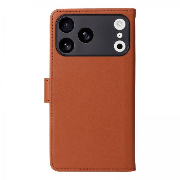 Betopnice iPhone 17 Pro Max Fodral med Löstagbart Skal 005 Brun