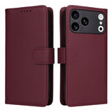 Betopnice iPhone 17 Pro Max Fodral med Löstagbart Skal 005 Röd