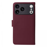 Betopnice iPhone 17 Pro Max Fodral med Löstagbart Skal 005 Röd