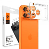 Spigen iPhone 17 Pro Max Kameraskydd Glas.tR EZ Fit Optik Pro XL Orange