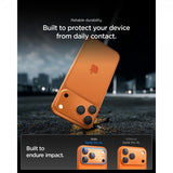 Spigen iPhone 17 Pro Max Kameraskydd Glas.tR EZ Fit Optik Pro XL Orange