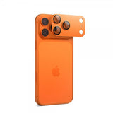 Spigen iPhone 17 Pro Max Kameraskydd Glas.tR EZ Fit Optik Pro XL Orange