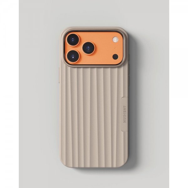 Nudient iPhone 17 Pro Max Skal Bold Case MagSafe Linen Beige