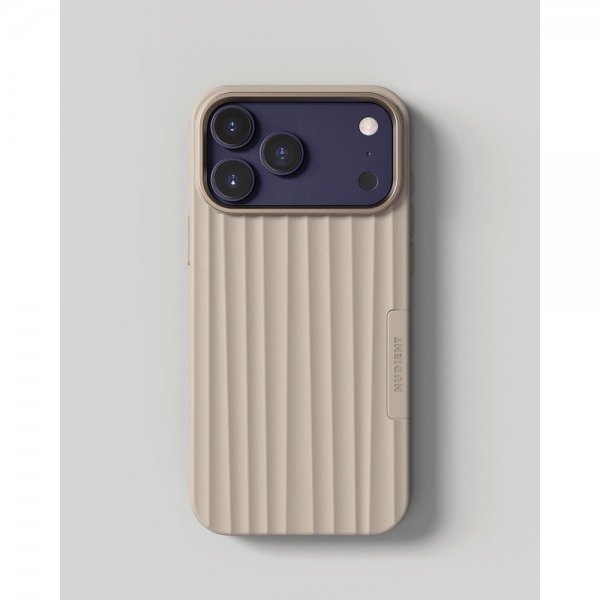 Nudient iPhone 17 Pro Max Skal Bold Case MagSafe Linen Beige