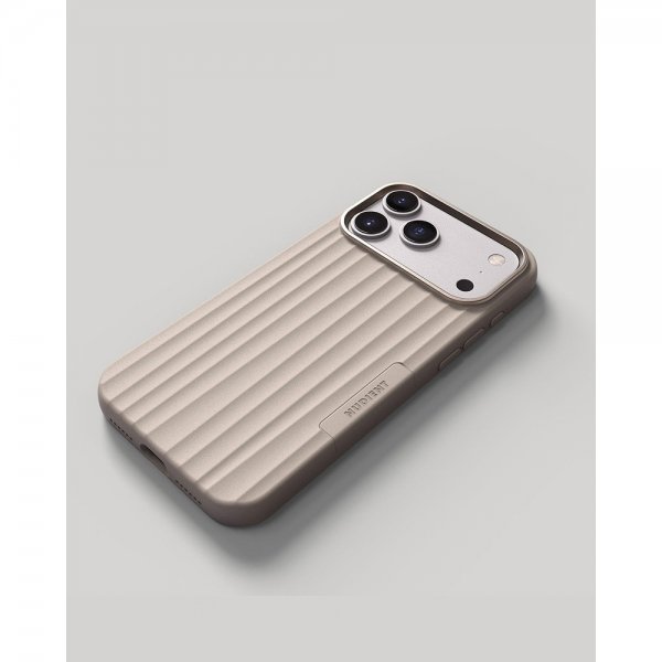 Nudient iPhone 17 Pro Max Skal Bold Case MagSafe Linen Beige