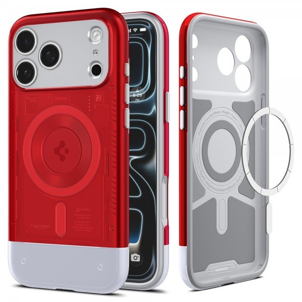 Spigen iPhone 17 Pro Max Skal Classic C1 MagFit Ruby