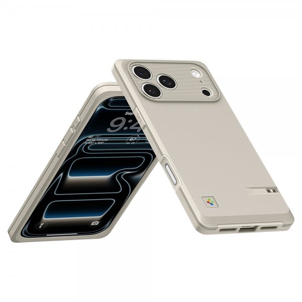 Spigen iPhone 17 Pro Max Skal Classic LS MagFit Stone