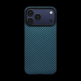 Pitaka iPhone 17 Pro Max Skal Edge Black/Blue Twill