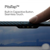 Pitaka iPhone 17 Pro Max Skal Edge Black/Blue Twill