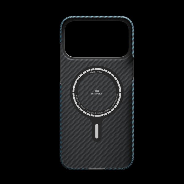 Pitaka iPhone 17 Pro Max Skal Edge Black/Blue Twill