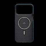 Pitaka iPhone 17 Pro Max Skal Edge Black/Blue Twill