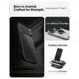 Spigen iPhone 17 Pro Max Skal Enzo Aramid T MagFit Svart