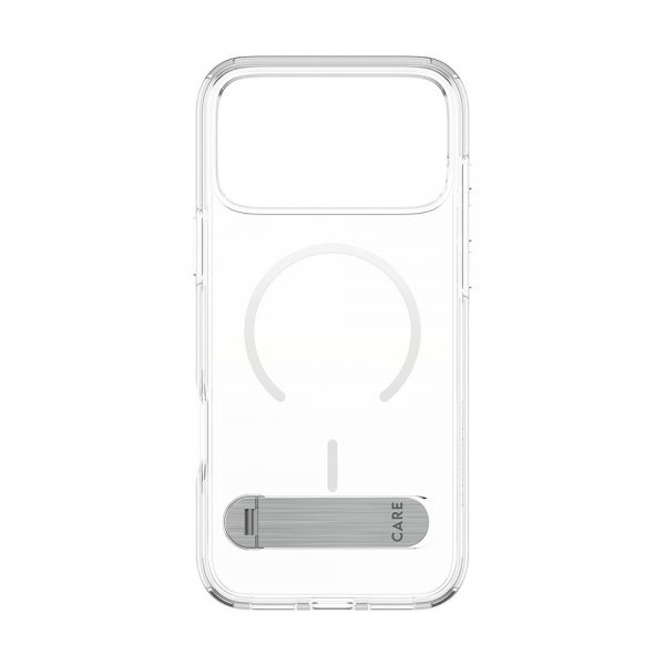 CARE by PanzerGlass iPhone 17 Pro Max Skal Kickstand MagSafe Transparent