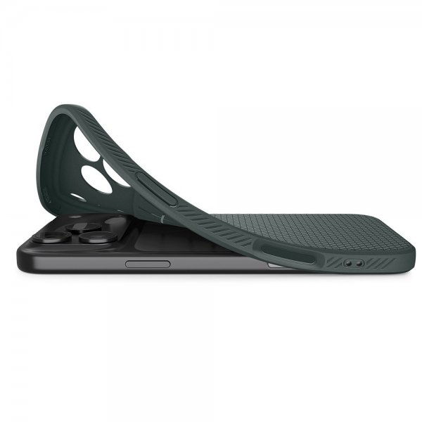 Spigen iPhone 17 Pro Max Skal Liquid Air Abyss Green
