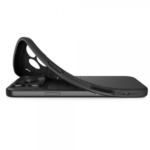 Spigen iPhone 17 Pro Max Skal Liquid Air Matte Black