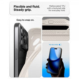 Spigen iPhone 17 Pro Max Skal Liquid Air Natural Titanium