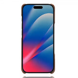 iPhone 17 Pro Max Skal med två Kortfack Mörkbrun