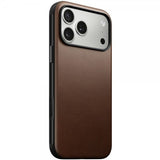 Nomad iPhone 17 Pro Max Skal Modern Leather Case Brun