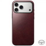 Nomad iPhone 17 Pro Max Skal Modern Leather Case Horween Burgundy