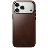 Nomad iPhone 17 Pro Max Skal Modern Leather Case Horween Rustic Brown