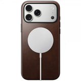 Nomad iPhone 17 Pro Max Skal Modern Leather Case Horween Rustic Brown