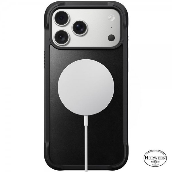 Nomad iPhone 17 Pro Max Skal Modern Leather Case Horween Svart