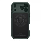 Spigen iPhone 17 Pro Max Skal Optik Armor MagFit Abyss Green