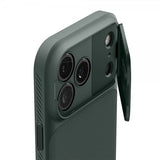 Spigen iPhone 17 Pro Max Skal Optik Armor MagFit Abyss Green